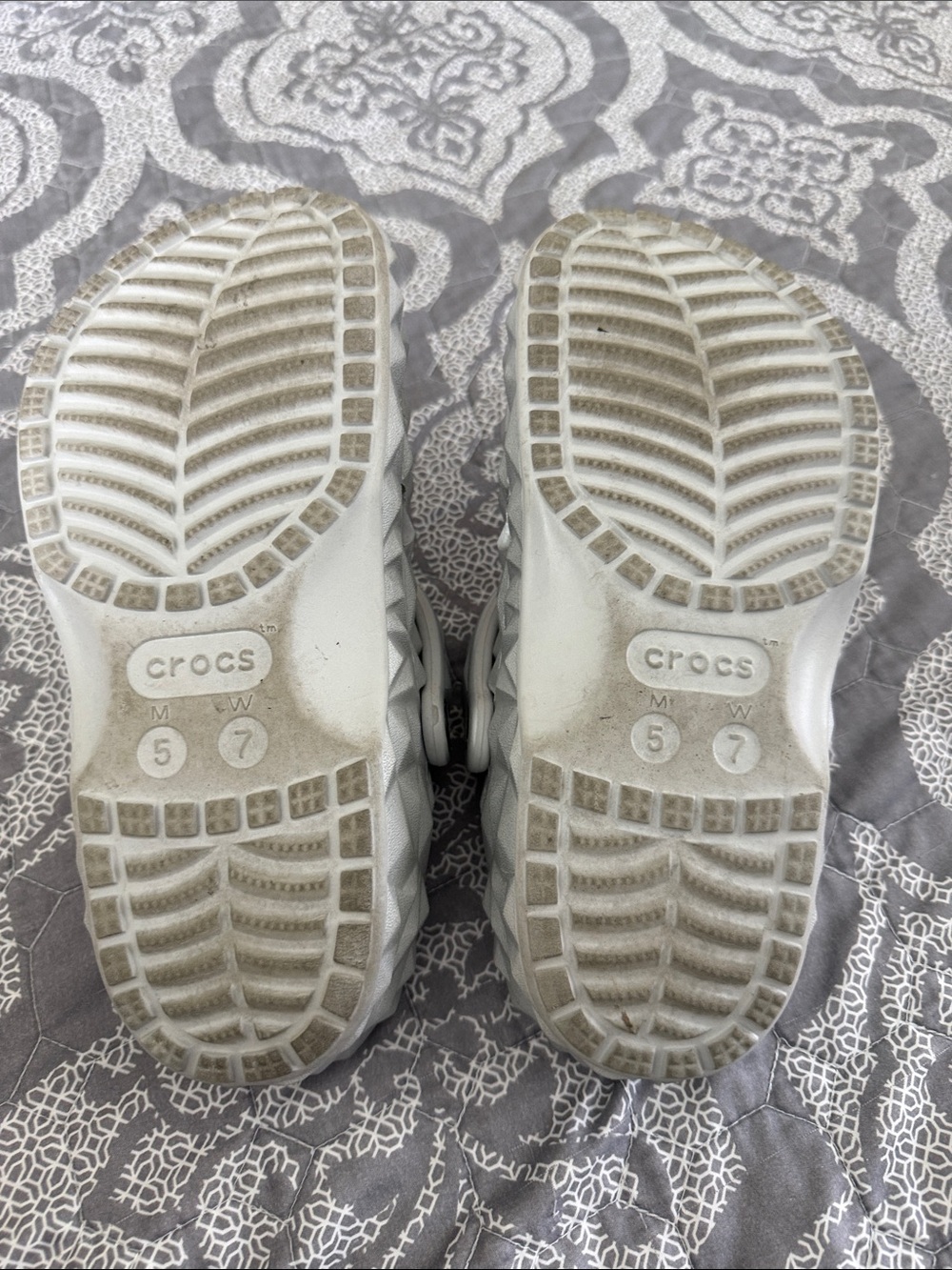 Metallic Silver Crocs - Picture 2 of 2